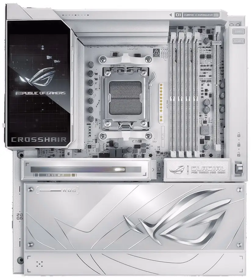 Boadilla del Monte PC - Montaje Placa Base ASUS ROG CROSSHAIR X870E GLACIAL Boadilla del Monte